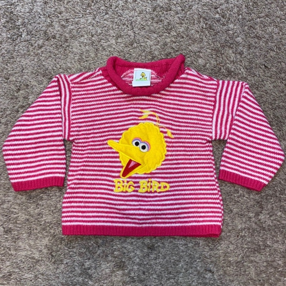 Vintage toddler Big Bird sweater